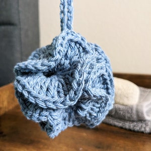 Mini Crochet Bath & Shower Loofah | Eco Friendly Cotton Loofah | Travel Loofah