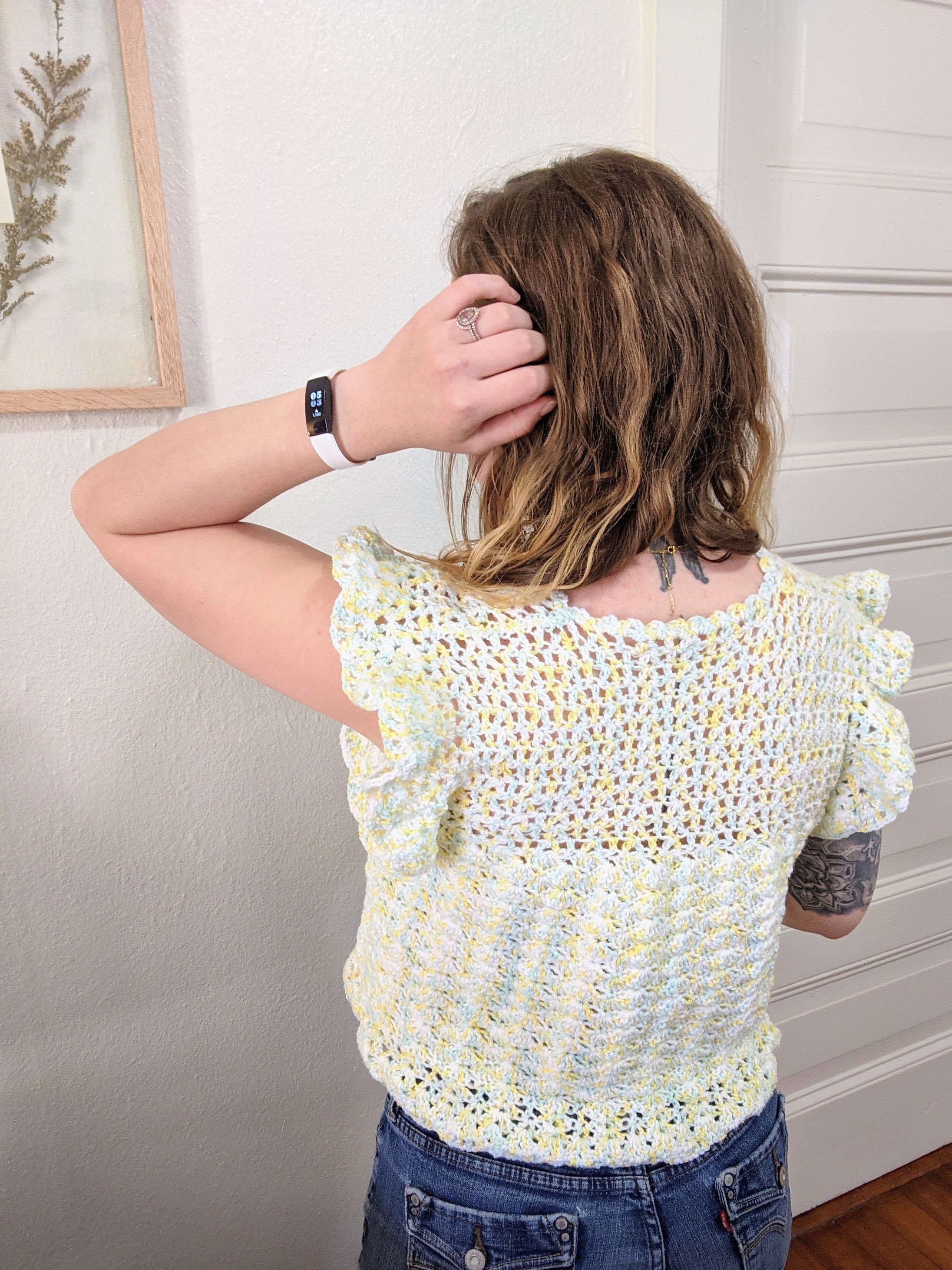 Crochet Buttercup Top Handmade Crochet Shirt Etsy
