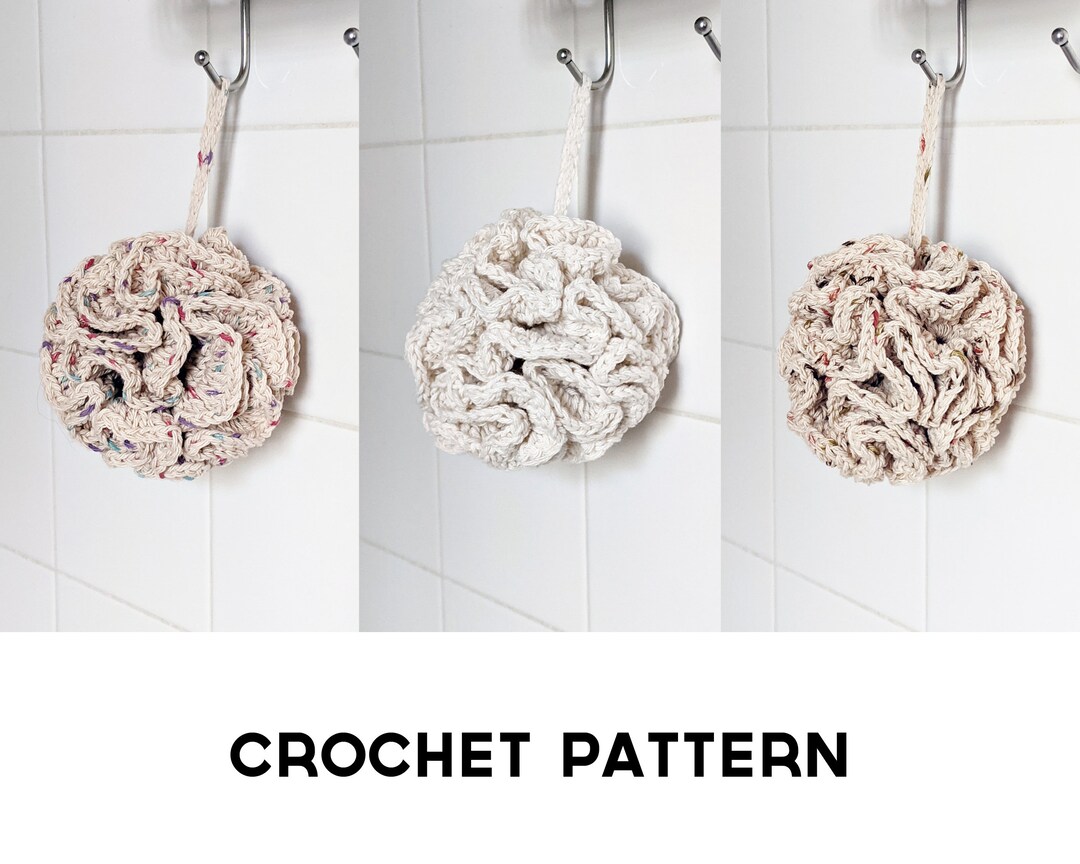 Bath Loofah Pattern | Crochet Full and Mini Loofah Pattern - Etsy