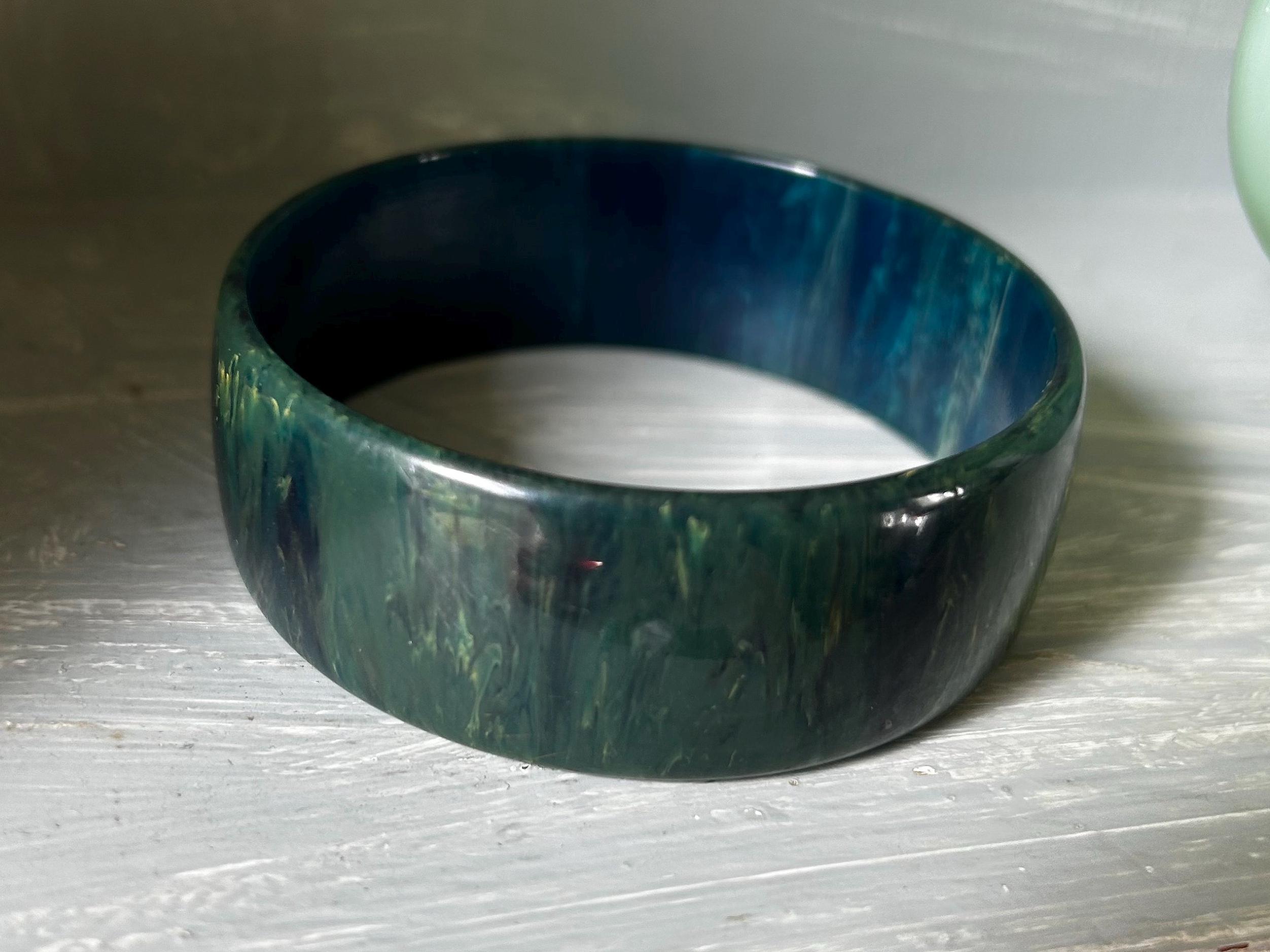 Vintage Sterling Bangle Style Bracelet Sz 8.5