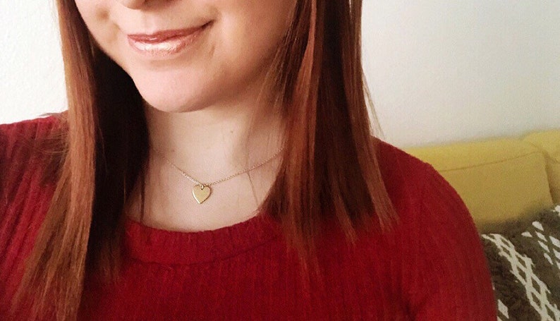 Personalized Initial Heart Necklace