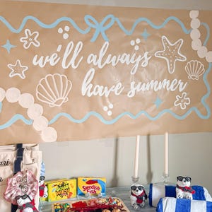 TSITP Custom Painted Kraft Banner •• Watch Party Banner