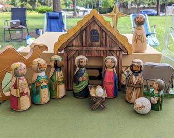 Nativity set