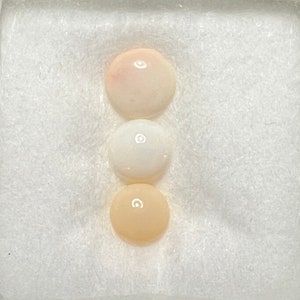 Fire Opal Cabochons from Mexico, 5mm
