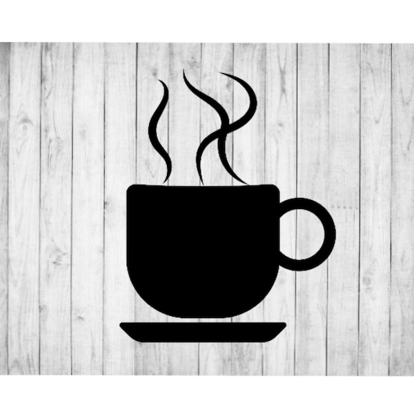 Coffee Cup Decals Coffee Wall Decal Cup Decal Coffee shop Decor Coffee Bar Sign
