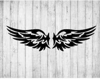 Angel Wings Decal Car Decals Angel Wings Sticker Angel Wings Decor Memorial Car Decal Black Angel Wings Rear Window Decal