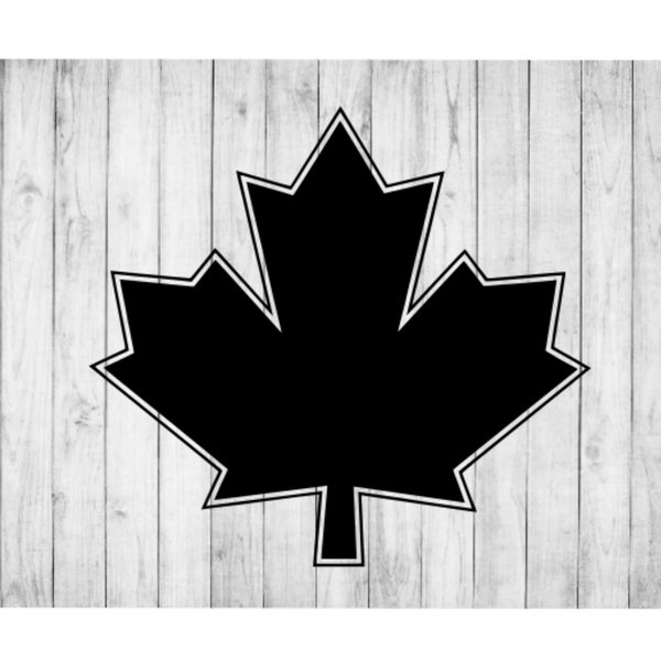 Maple Leaf Decal Etsy
