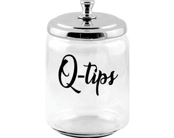 Q Tip Holder Etsy