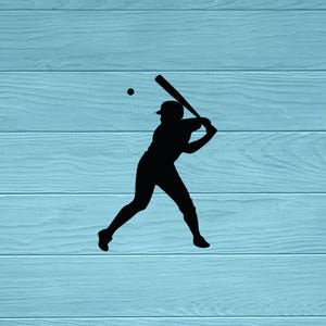 Baseball Player Vinyl Decal Sticker