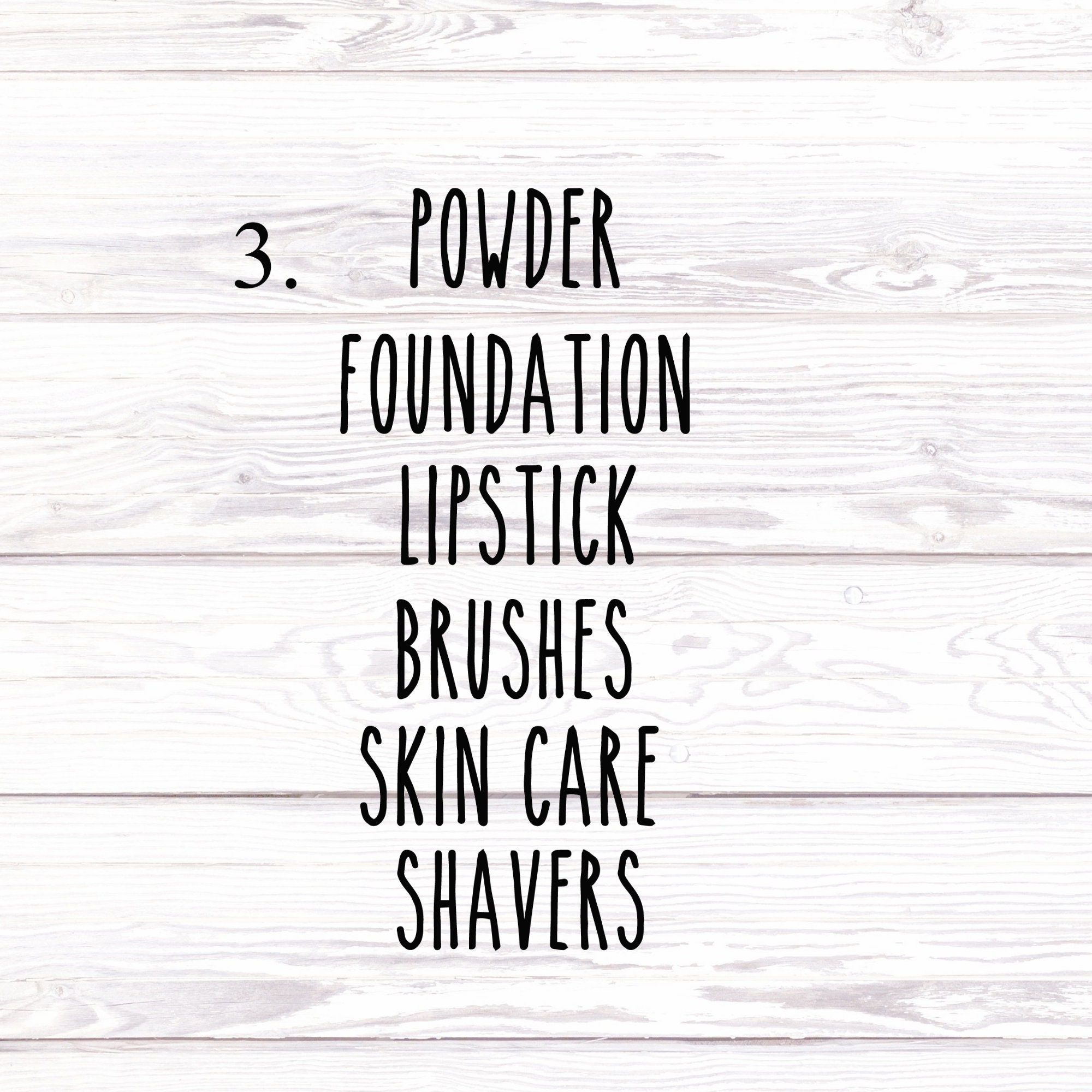 makeup organizer labels makeup labels organizer decals etsy