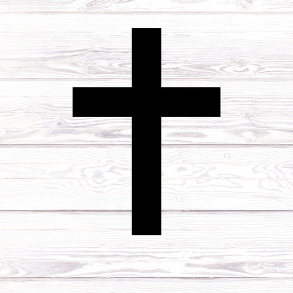 Cross Decal Cross Vinyl Decal Catholic Decal Cross Car Etsy