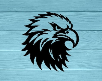 Eagle Head Vinyl Decal | Car, Truck, Window, Tumbler | Patriotic | Bald Eagle | Wildlife Sticker | American Decal