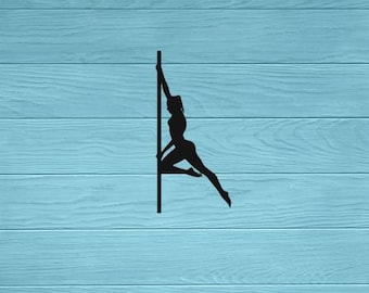 Pole Dancer Decal | Dancer Sticker | Car | Pole Dancing Decal | Exotic Dancer Decal | Aerial Decal | Pole Decal | Dancer Vinyl Sticker