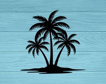 Palm Tree Decal | Palm Tree Sticker | Car | Beach Decal | Tree Decal | Tropical Decal | Island Decal | Palm Tree Vinyl Sticker