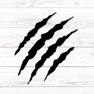 Claw Mark Vinyl Decal: Car/Window/Laptop Sticker