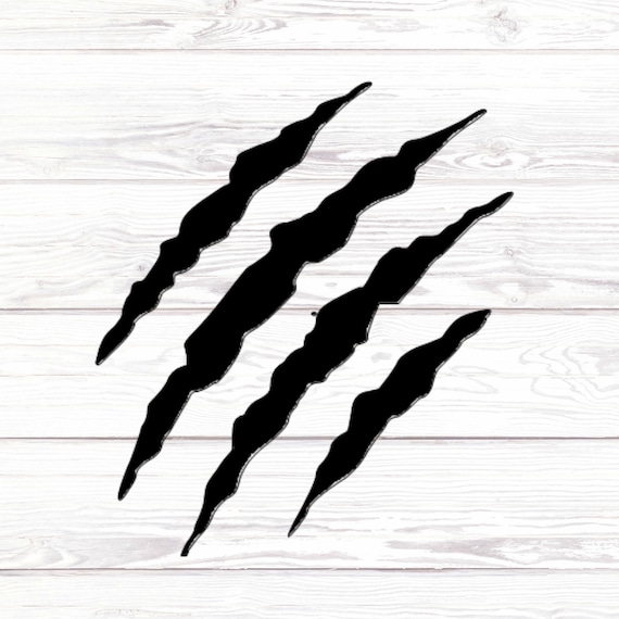 Claw DecalWhite Claw Stickers Claw Mark 