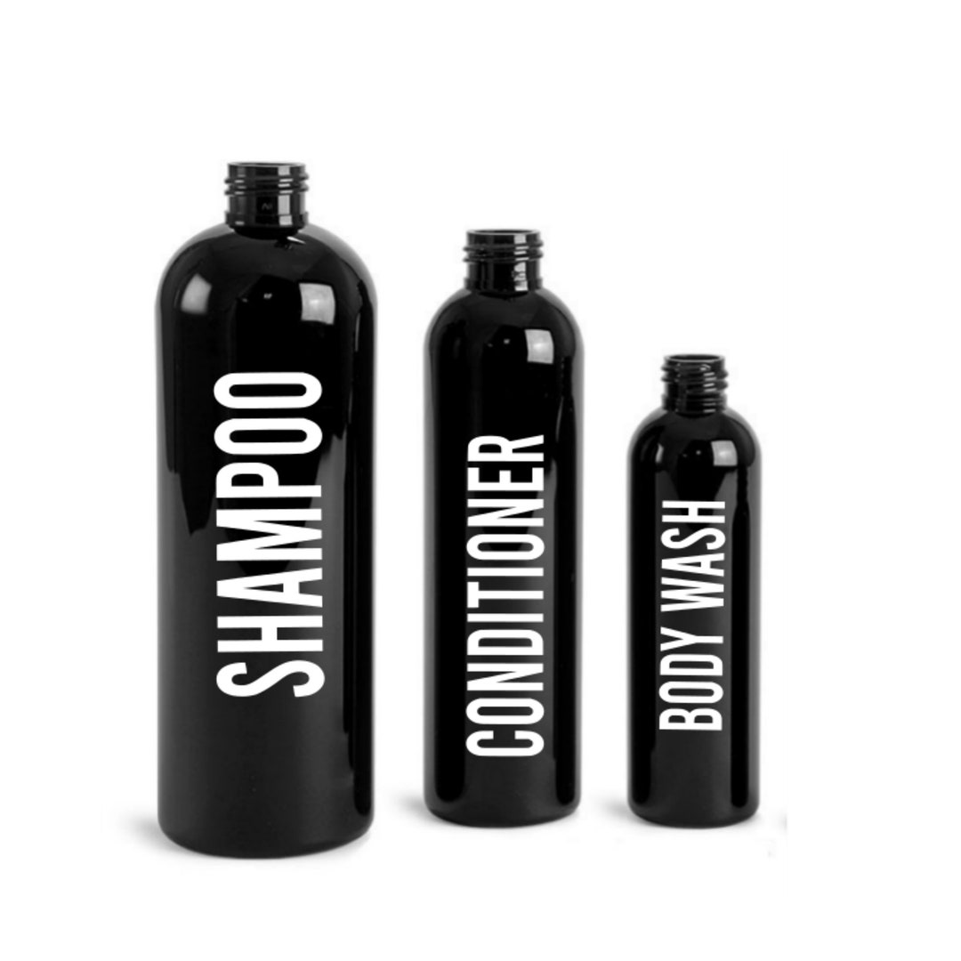 Shampoo Conditioner Body Wash Decals/bathroom Vinyl Decal/bathroom Home