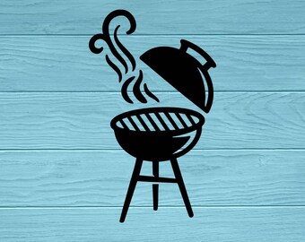 BBQ Grill Decal | Grill Sticker | Car Window | Laptop | Water Bottle | Barbecue Decal | Grilling Decal | Cookout Vinyl Sticker