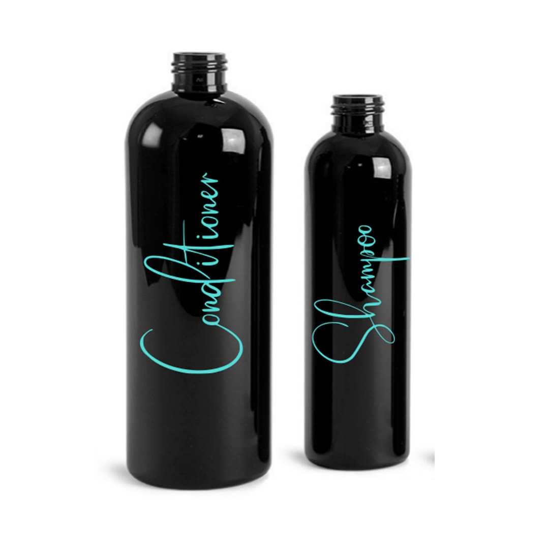 Shampoo Conditioner Labels, Soap Dispenser Decal, Dispenser Bottle