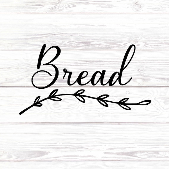 Bread Decal Bread Box Decal Bread Sticker Farmhouse Bread Etsy Canada