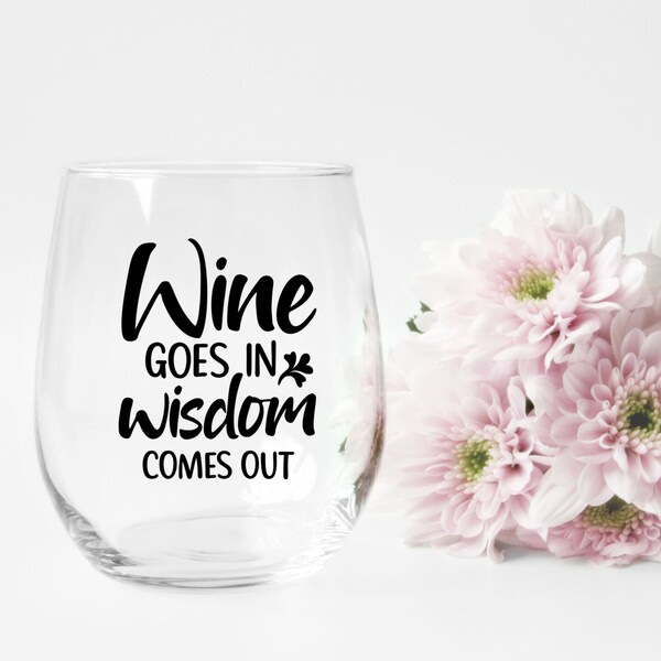 Wine Glass Stickers Etsy