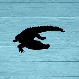 Crocodile Decal/Crocodile Sticker/Florida Decal/ Decal And Stickers For Laptop/ Phone/Car/Wall/Window/Rearview Mirror/Water Bottle