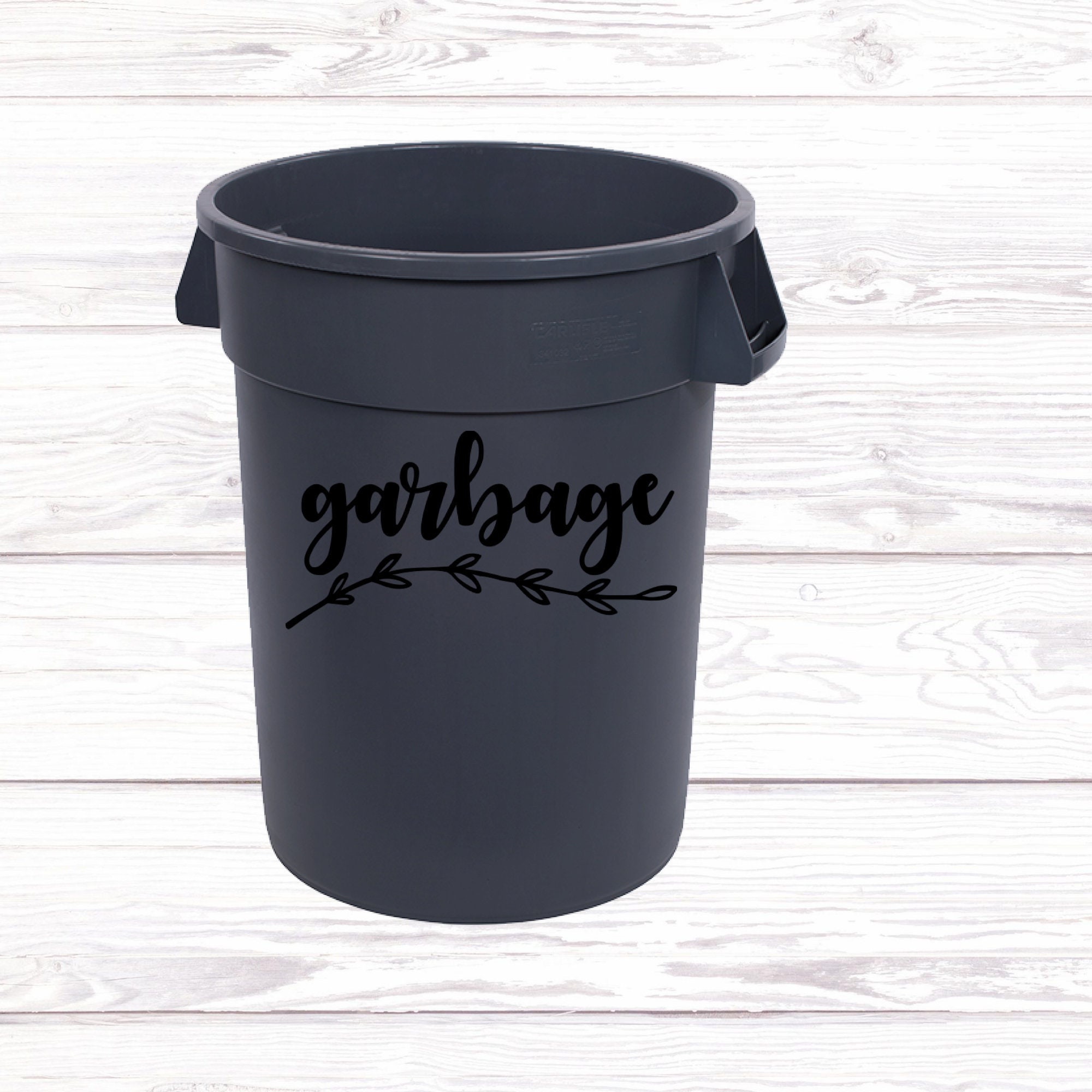 Garbage Decal Trash Decal Garbage Can Recycle DecalCustom Etsy