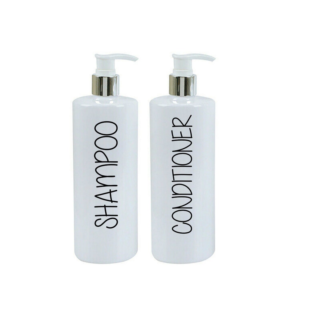 Shampoo and Conditioner Labels/bathroom Labels/soap Labels/waterproof Labels