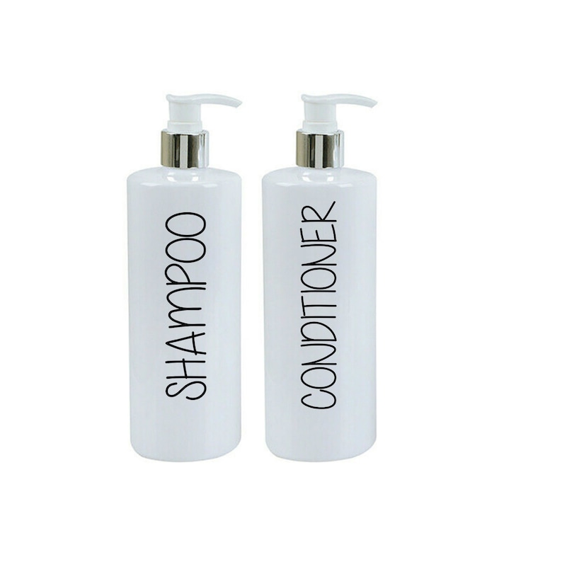 Shampoo and Conditioner Labels/bathroom Labels/soap Etsy