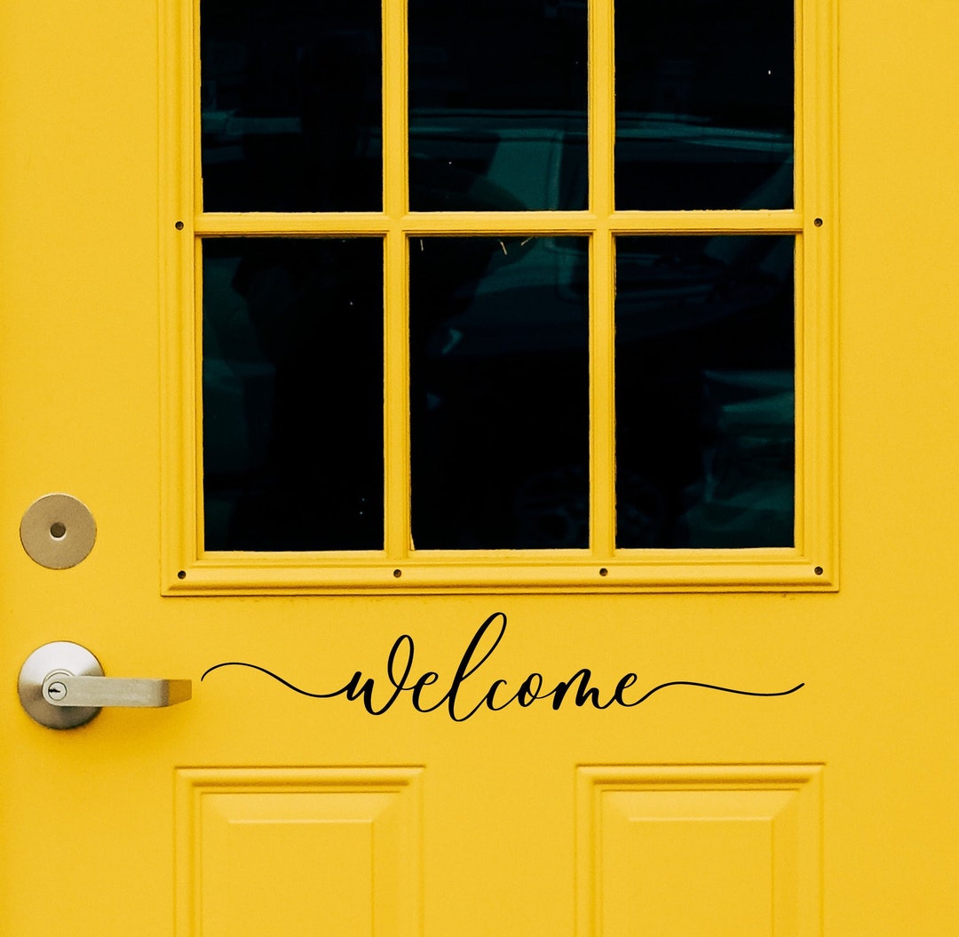 Front Door Decor / Vinyl Decal / Sign Etsy