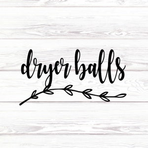 Dryer Balls Decal, Laundry Label Decals, Bottle Labels, Custom Labels, Laundry Room Decor, Laundry Room Organization, Laundry Labels, Decal