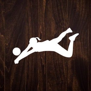 Volleyball Player Decal, Volleyball Decal, Player Decal, Sports Decal, Vinyl Decal, Car Decal, Wall Decal, Volleyball Sticker, Athlete Decal