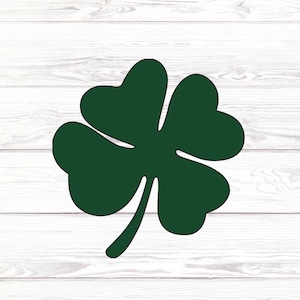 Four Leaf Clover Decal/Clover Sticker/St Patrick&#39;s Day/Vinyl Decal/Car Decal/Laptop Stickers/Shamrock Sticker/Lucky Sticker/Irish Sticker