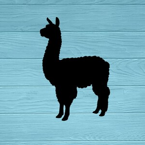 llama Vinyl Decal, llama Sticker, Car, Laptop, Window, Rearview Mirror, Bumper Sticker, Farm Animal Decal, Mama llama, llama Nursey Decor
