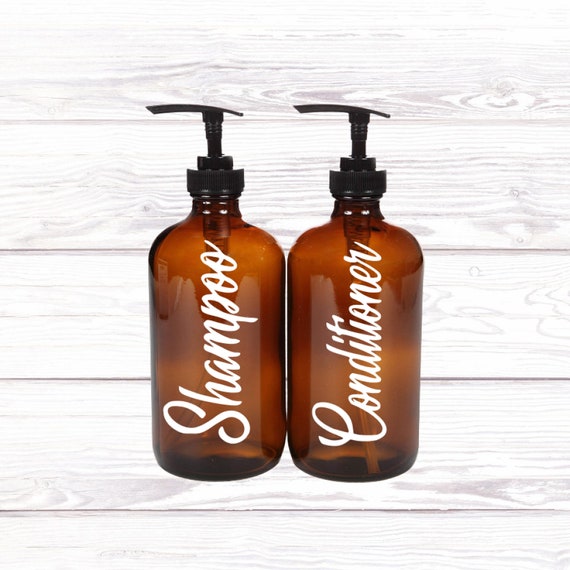 Shampoo Decal Conditioner Shampoo Labels - Etsy