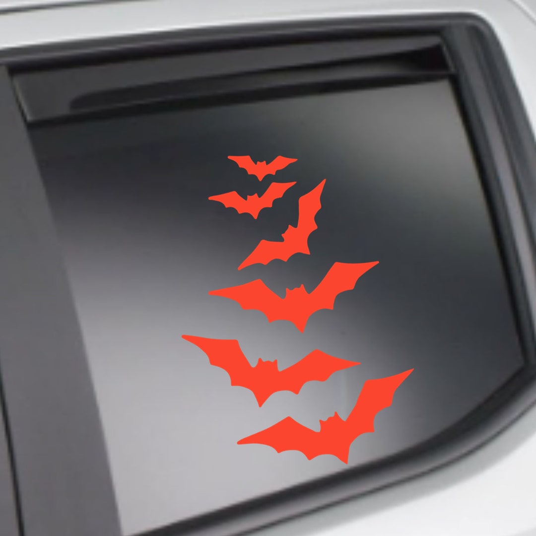 Bat Decal Sticker, Bat Car Decal, Bat Wall Stickers, Spooky Decal