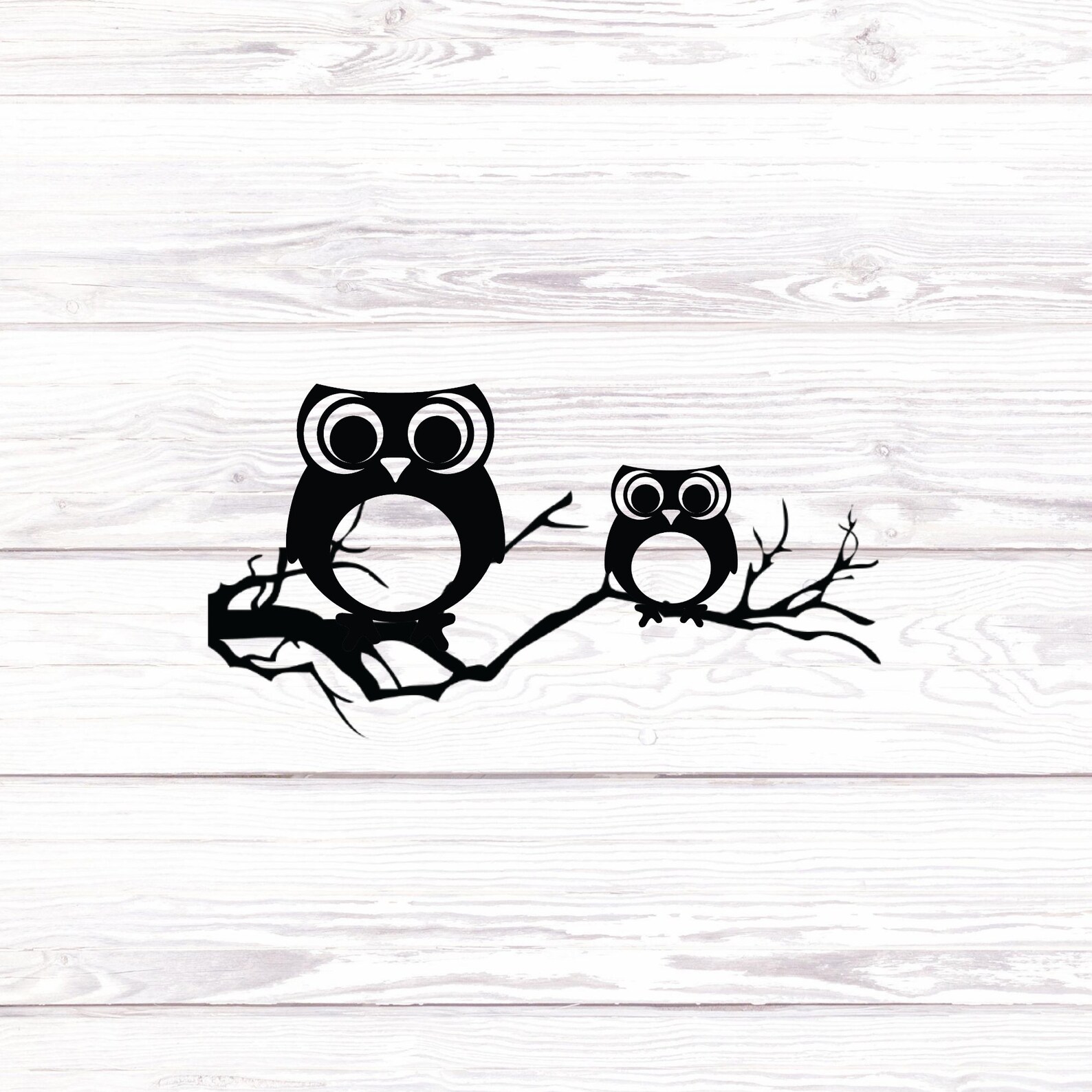 Owl Decal Owl Decals for Walls Cars Windows Nursery Owl Etsy