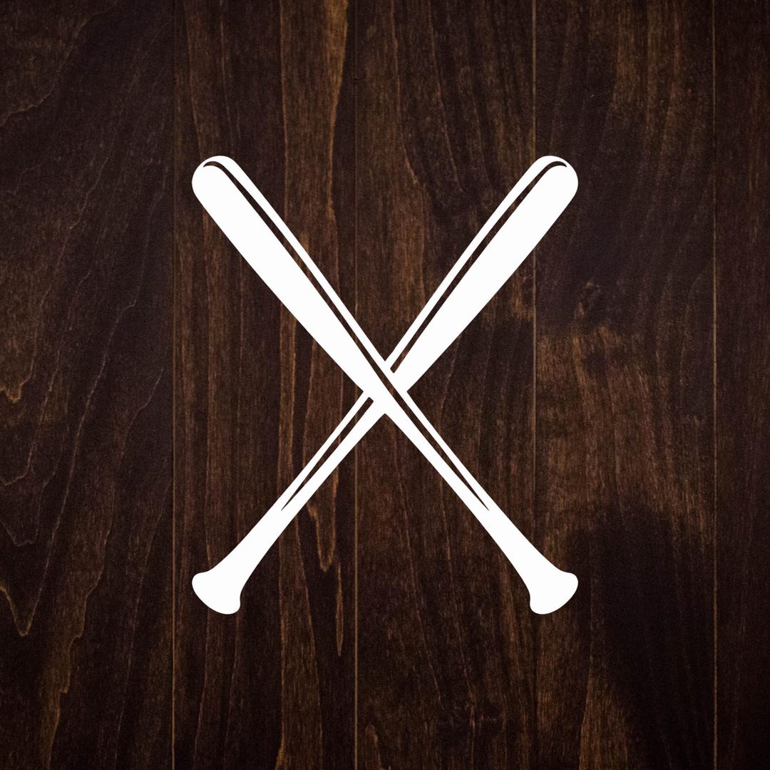 Baseball Bat Vinyl Decals, Baseball Sticker, Sports Decal, Sports ...