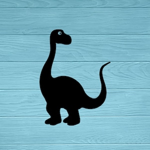 Dinosaur Vinyl Decal, Sticker For Car, Laptop, Windows, Home, rearview Mirror, Walls, Lunchbox, Cute Dinosaur
