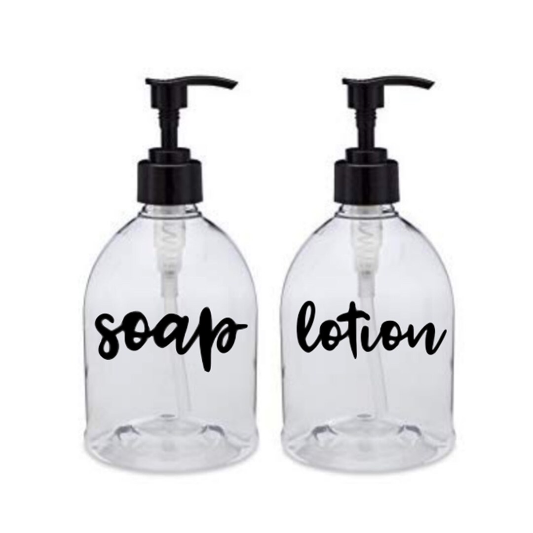 Soap and Lotion Label,waterproof Label,bathroom Label