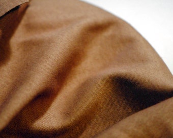 Cocoa Brown Cotton Knit Fabric | Naturally Dyed Cotton Fabric | Baby Sling, Wrap | Natural Organic Cotton by the Yard | Brown Cotton Yardage