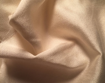 Seda Ahimsa satinada / Satén de seda de la paz / Satén blanco / Seda blanca / Tela 100% de seda / Seda orgánica natural / Yardage de seda listo para teñir / Suave