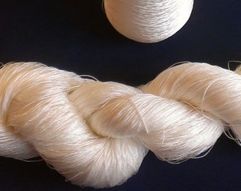 100% Silk Thread | Beading Thread | Sewing Thread | Reeled Silk | Undyed Silk Thread | White Silk Thread | Strong Silk Thread Japanese Silk