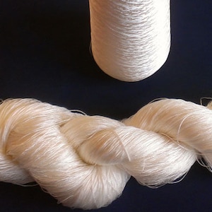100% Silk Thread | Beading Thread | Sewing Thread | Reeled Silk | Undyed Silk Thread | White Silk Thread | Strong Silk Thread Japanese Silk