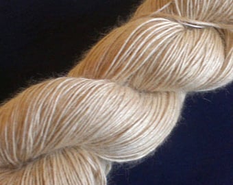 Tussah Singles Yarn | Wild Silk Yarn | Ecru Yarn | Peace Silk Yarn | Cruelty Free Silk Yarn | Yarn by the Skein | Weaving Yarn | Single Ply