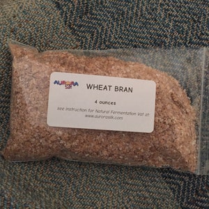 Wheat Bran for Natural Indigo Fermentation Vat - 4 oz