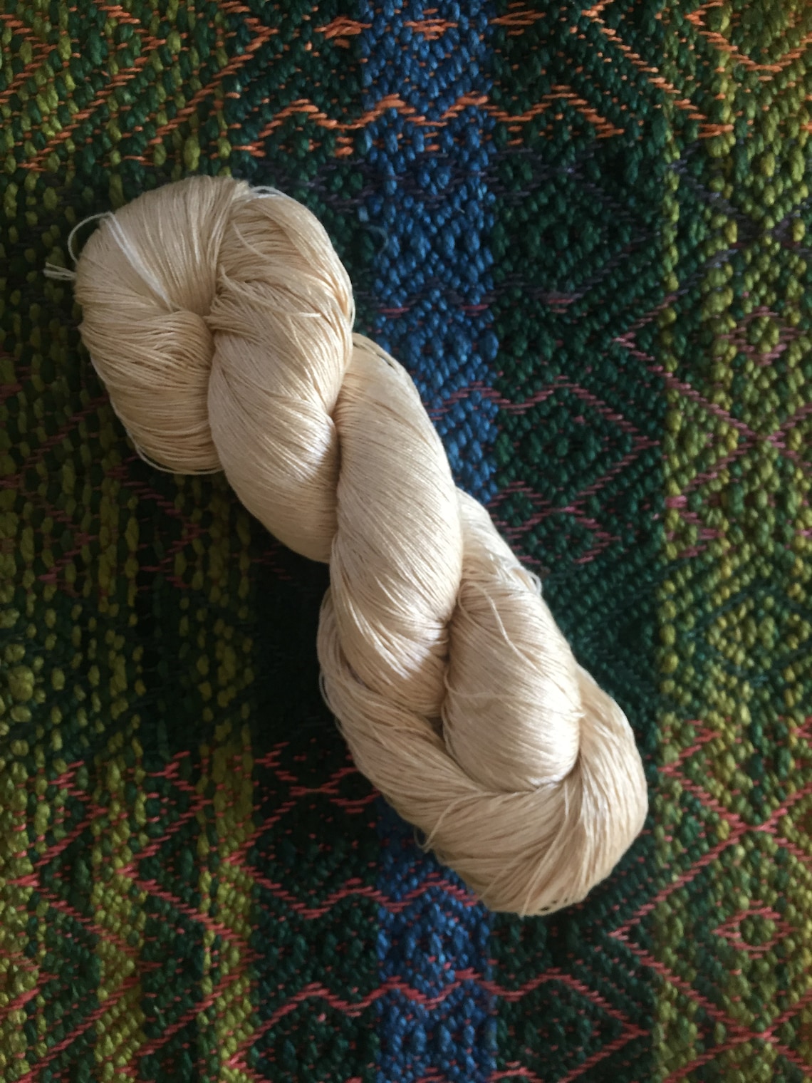 Natural Silk Skein Ahimsa Yarn Cone Peace Silk Yarn Etsy