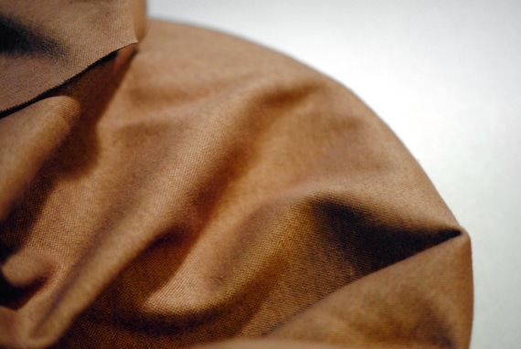 Cocoa Brown Cotton Knit Fabric | Naturally Dyed Cotton Fabric | Baby Sling, Wrap | Natural Organic Cotton by the Yard | Brown Cotton Yardage