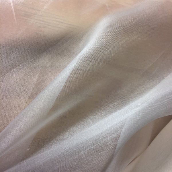 Organza Silk Veil | Village Woven Silk | Natural Raw Silk | Stiff Silk | Silk For Petticoats and Underskirts | Silk by the Yard |