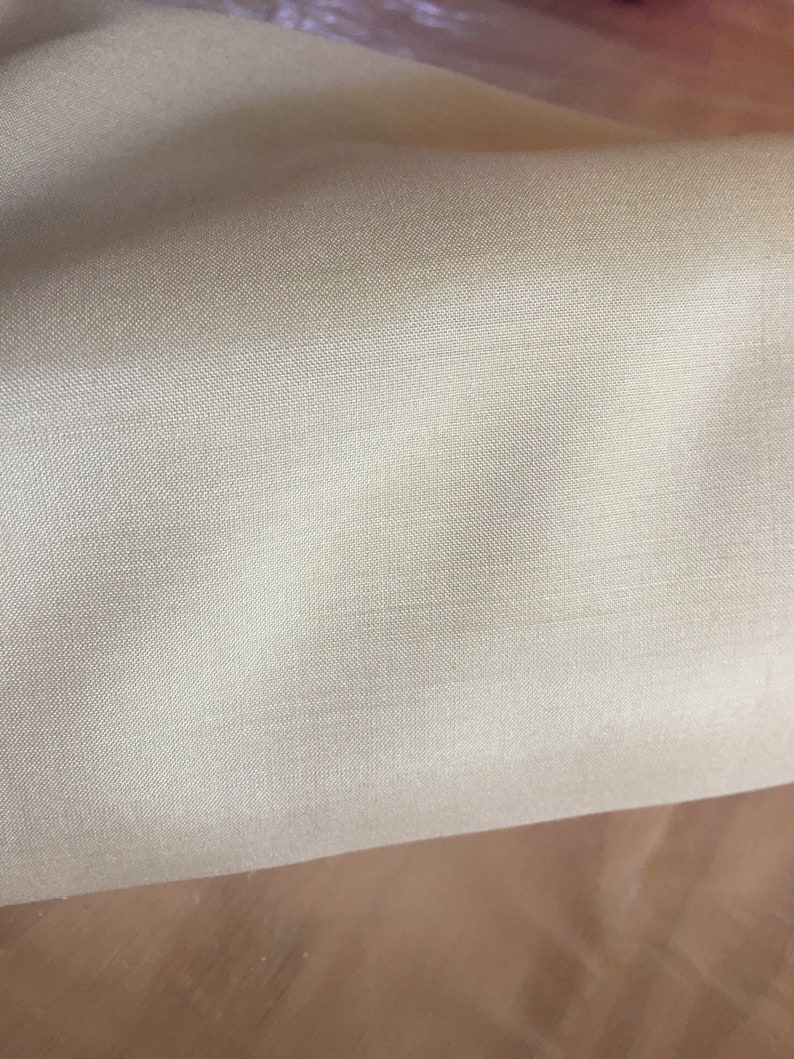 Beige Silk Natural Undyed Tussah Wild Silk Fabric Cruelty Free Silk Champagne Silk Washable Silk Durable Silk Pongee Silk Fabric